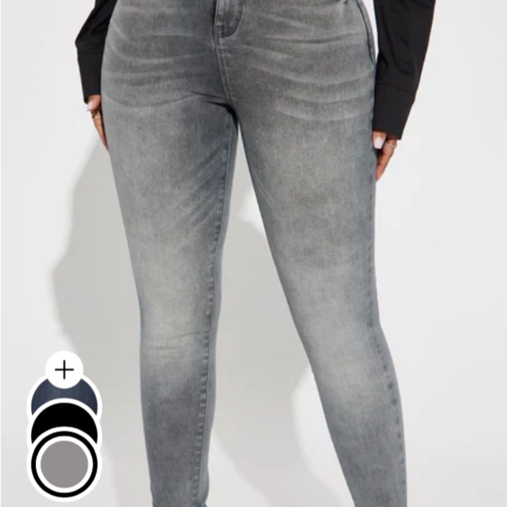 Women's Gray Jeans
